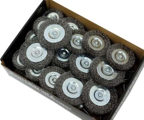 WELZH WERKZEUG Roterande stålborste 36 delar