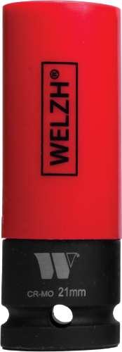 WELZH WERKZEUG Heavy-Duty Hjulmutterhylsa Kraft med skydd 21mm