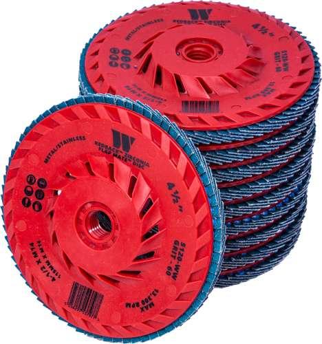 WELZH WERKZEUG Lamellskiva Disc 60-Grit 10 delar