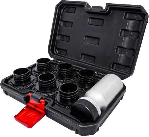 WELZH WERKZEUG 7-delat bultrengörings- och slipsats för hjulnav på lastbilar