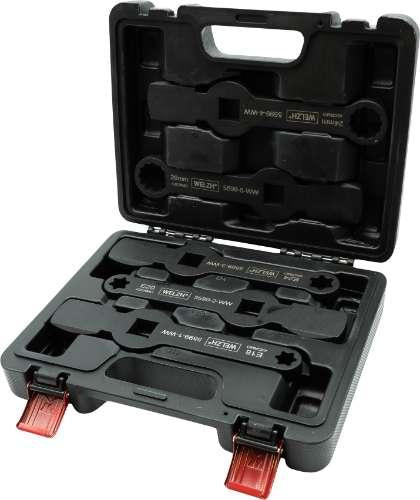 WELZH WERKZEUG 5-delar skruvnyckelsats 12-kant och E-Profil