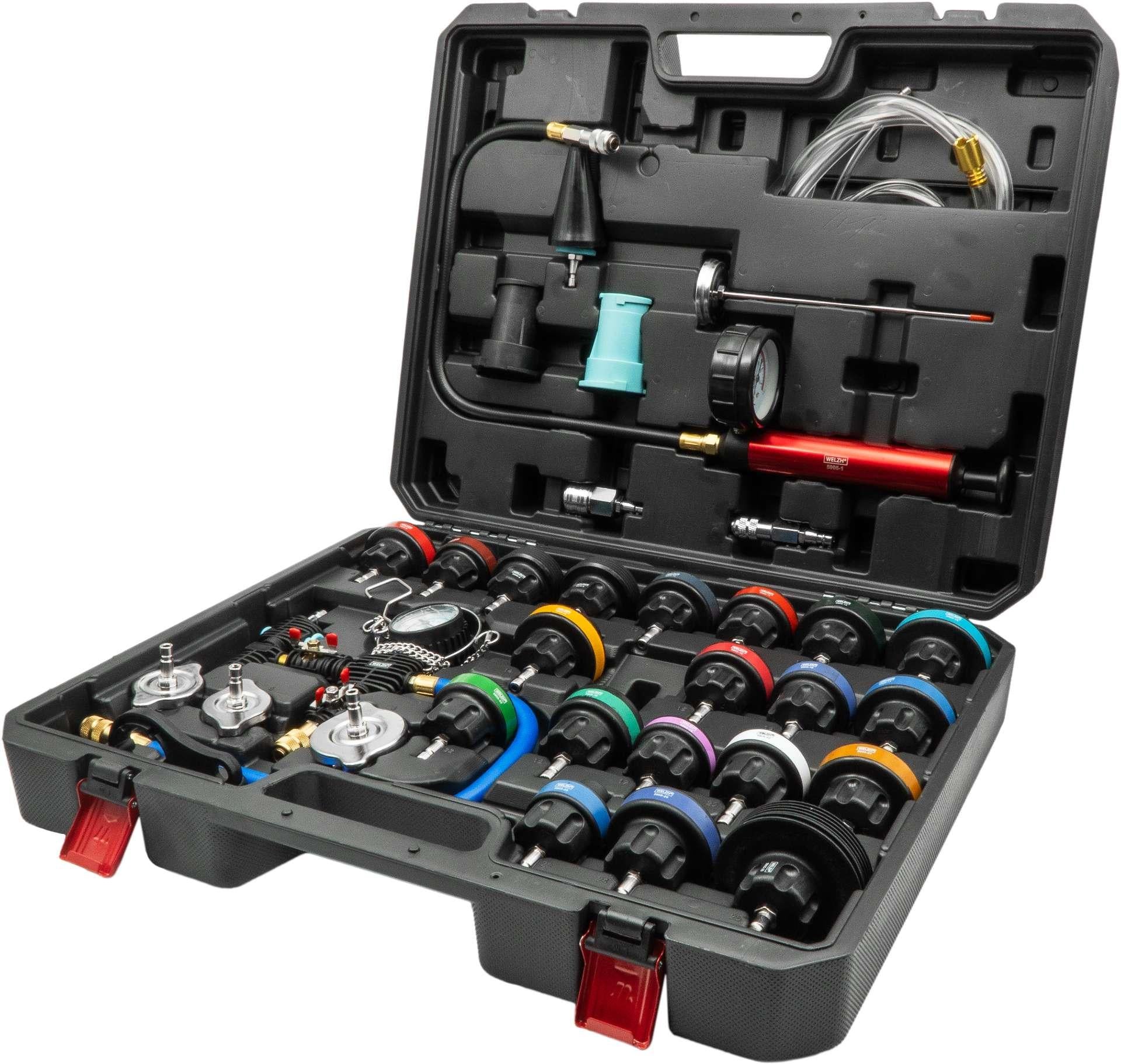 WELZH WERKZEUG 34-delar Kylvätsketest kit