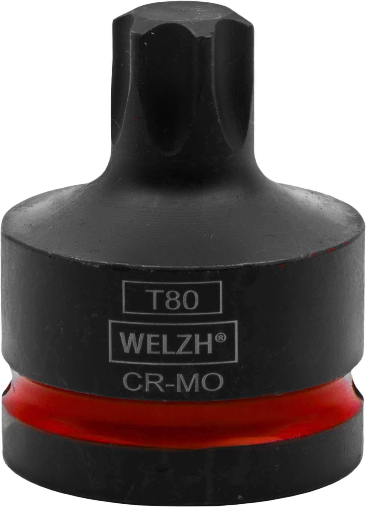 WELZH WERKZEUG Krafthylsa Torx 3/4" T80 55-mm