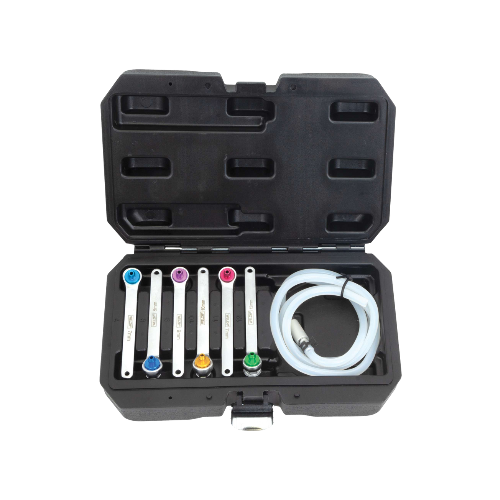 WELZH WERKZEUG 6 delar Bromsluftnings Nyckel-set Set 7-8-9-10-11 MM 6 delar