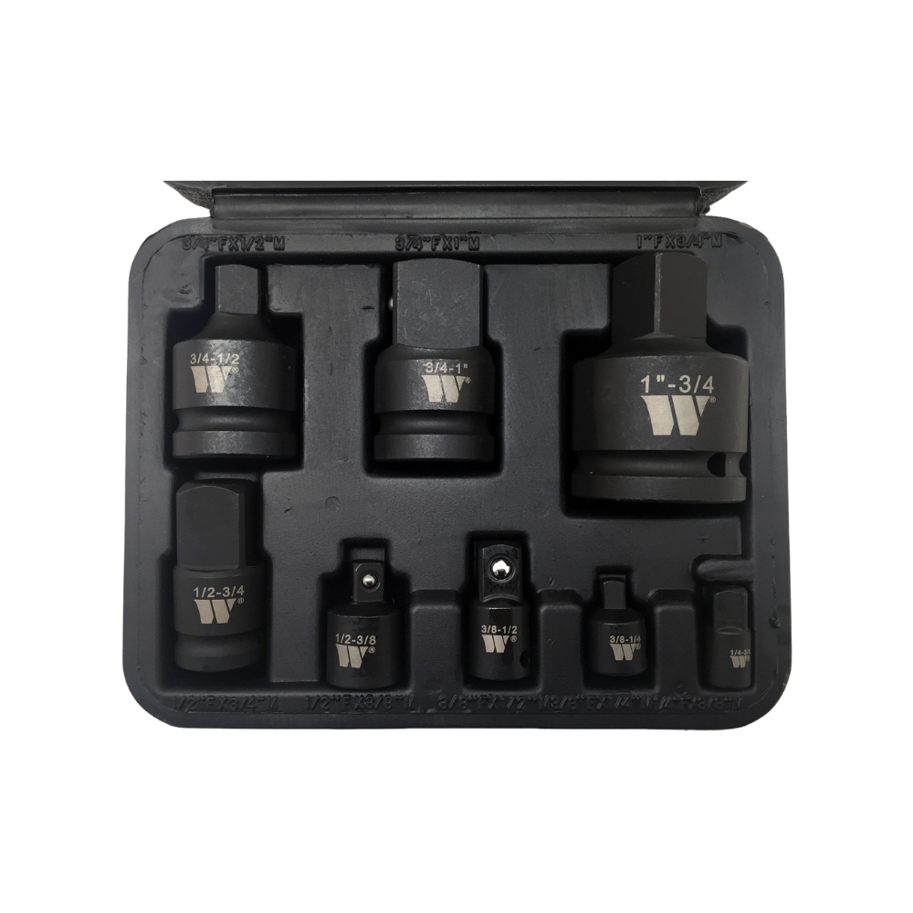 WELZH WERKZEUG Adapter-set 1/4"-1 8 delar