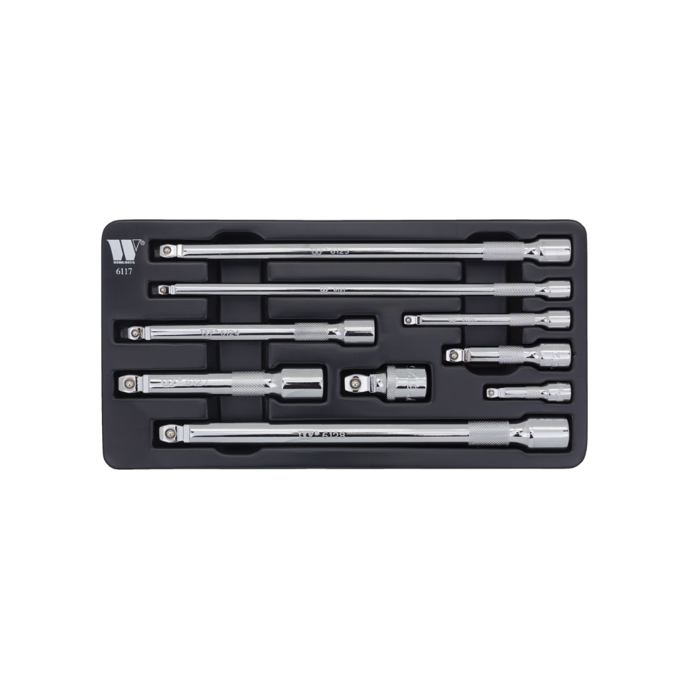 WELZH WERKZEUG Förlängningsstångs-set 1/4" 3/8" & 1/2" Drive