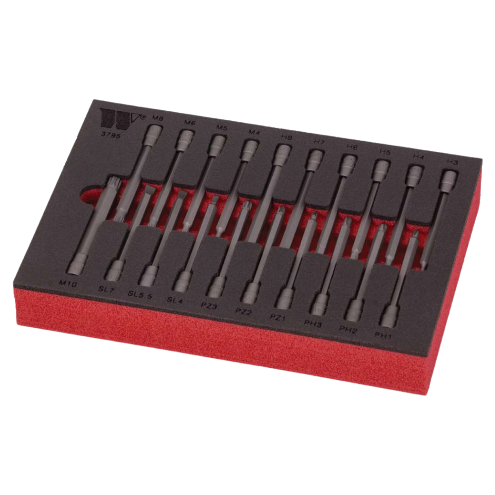 WELZH WERKZEUG Bit Hyls-set 20 styck 1/4" Lång