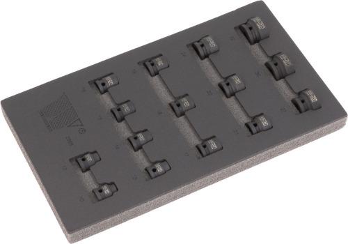 WELZH WERKZEUG Hylssats 1/2" Impact 10mm Lång Extra Kortt 10-32mm 15 delar / Separata