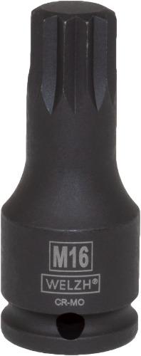 WELZH WERKZEUG 3/8" Spline Krafthylsa M10