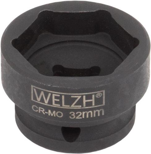 WELZH WERKZEUG 1/2" Krafthylsa 10mm Lång 18mm