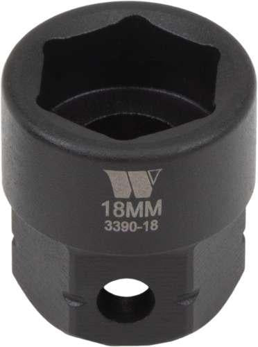 WELZH WERKZEUG 1/2" Extra Kort Krafthylsa Hex  16mm