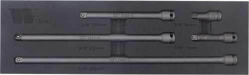 WELZH WERKZEUG Förlängningsstänger 3/8" 5 delar