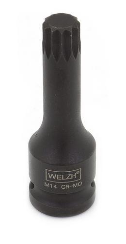 WELZH WERKZEUG 1/2" Kraftbitskylsa 12-kant M10