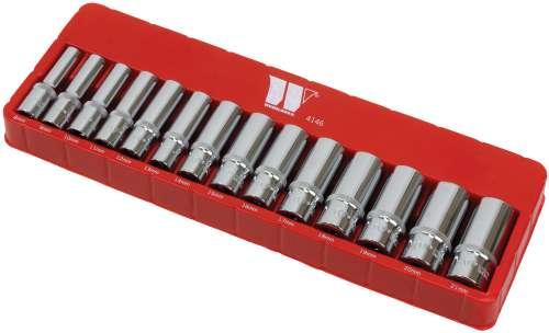 WELZH WERKZEUG Hylssats Lång 3/8" 6-kant