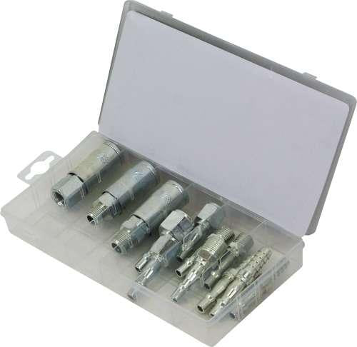 WELZH WERKZEUG 12 delar luftslangs anslutningsadapter UK-anpassning