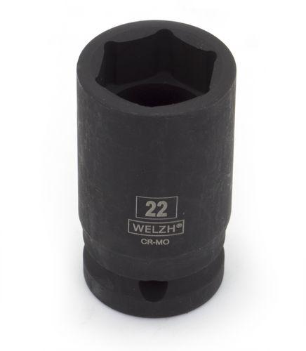 WELZH WERKZEUG 1/2" Krafthylsa Tunn 6-kant 11mm
