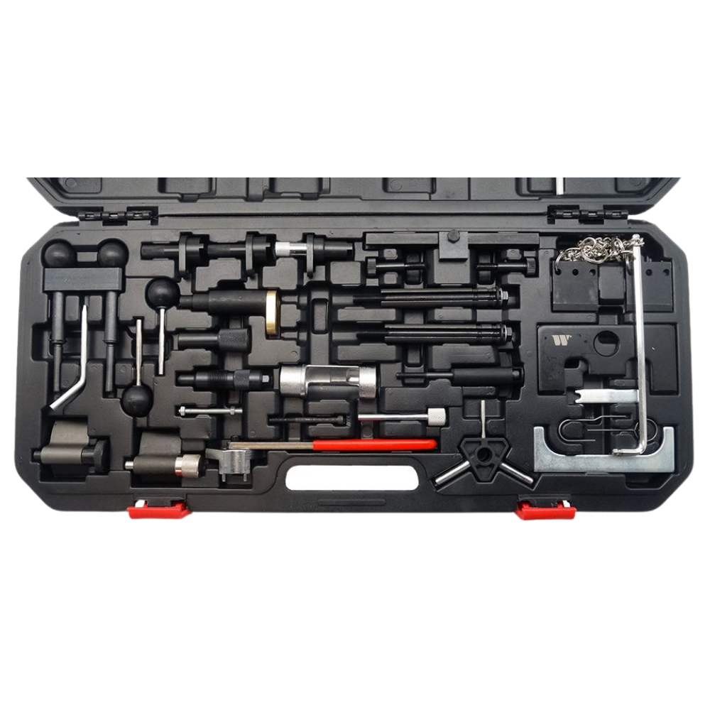 WELZH WERKZEUG VAG Masterkit för kamrem bensin och dieselmotorer