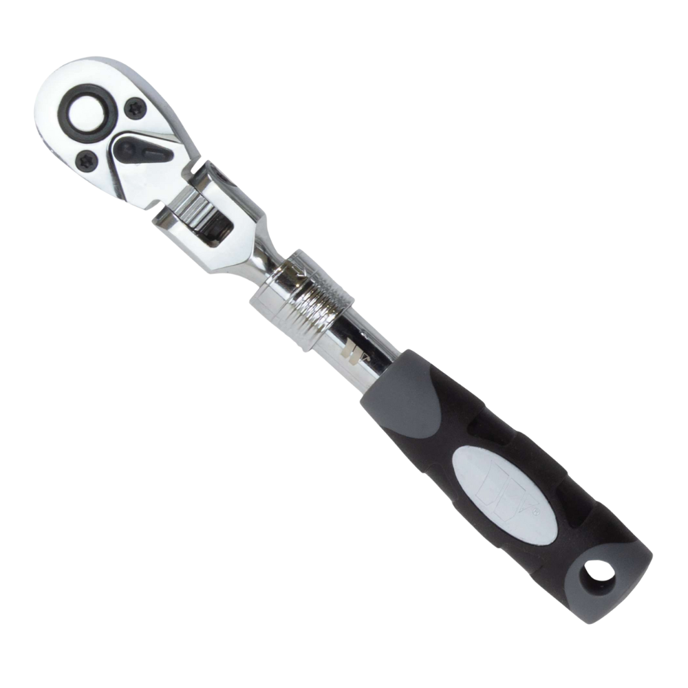 WELZH WERKZEUG 1/4" Utdragbar Flexibelt-huvud Spärrhandtag