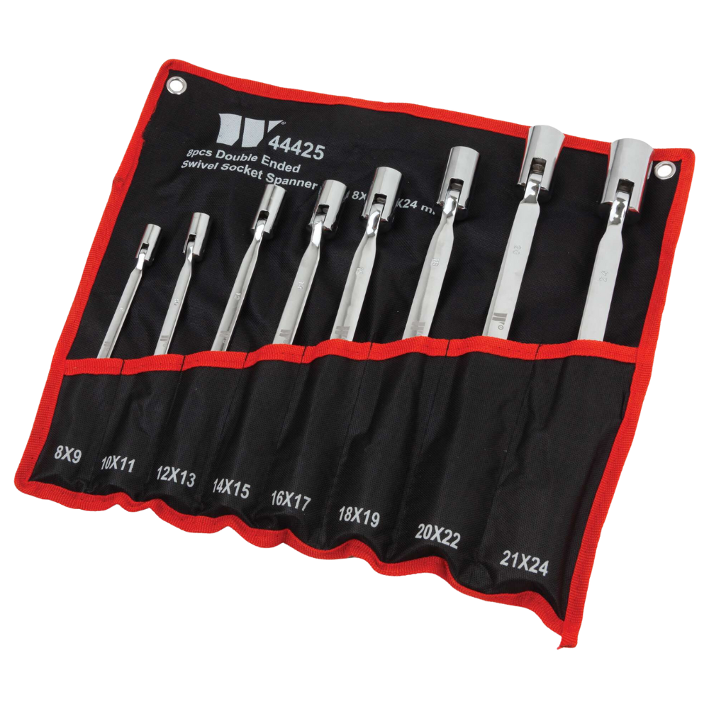 WELZH WERKZEUG Dubbelsidiga Hylsnycklar 8-24mm