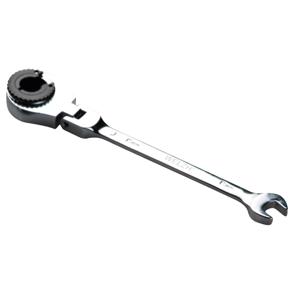 WELZH WERKZEUG Flexi Head Spärrskaft Spärrskaft Bromsrör 8-mm