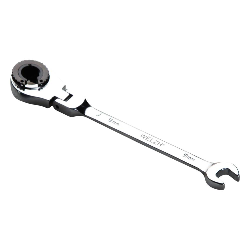 WELZH WERKZEUG Flexi Head Spärrskaft Spärrskaft Bromsrör 9-mm