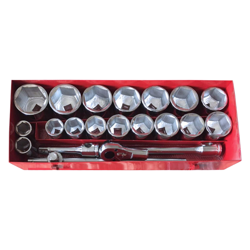 WELZH WERKZEUG Hylssats 1" Tum Drive 36-80 mm 6 delar 21 delar