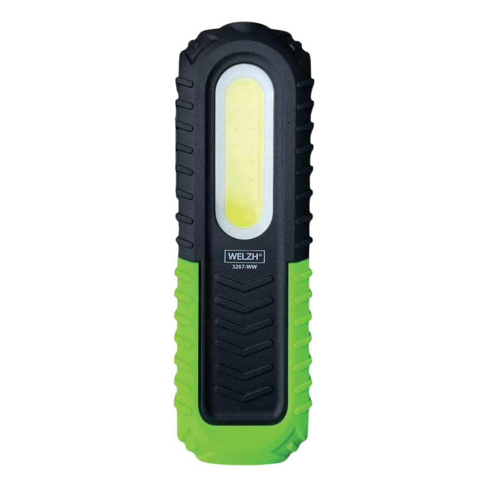 WELZH WERKZEUG Laddningsbara COB Arbetslampa (grön)