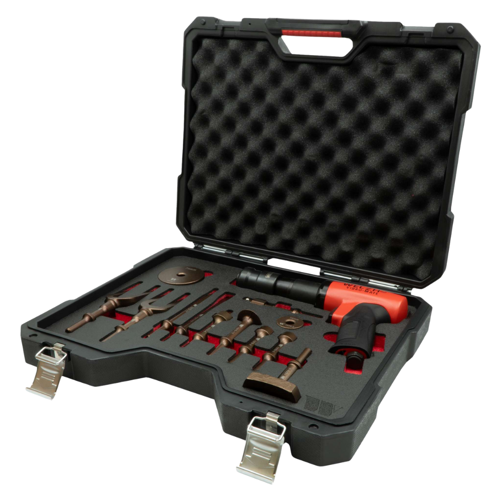WELZH WERKZEUG Vibrationshammare & 14 delar Special Adapter Set