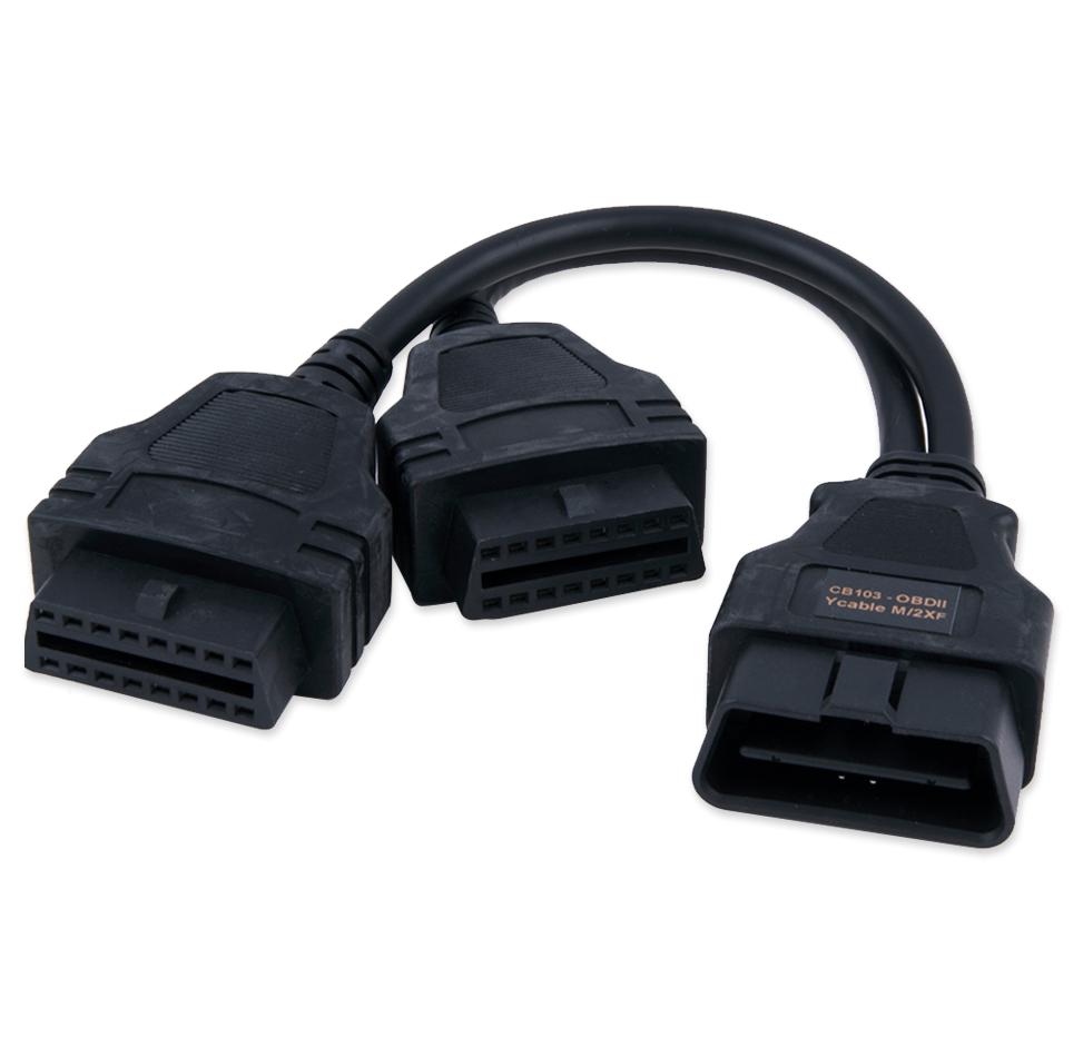 OBDII Y-kabel M/2xF