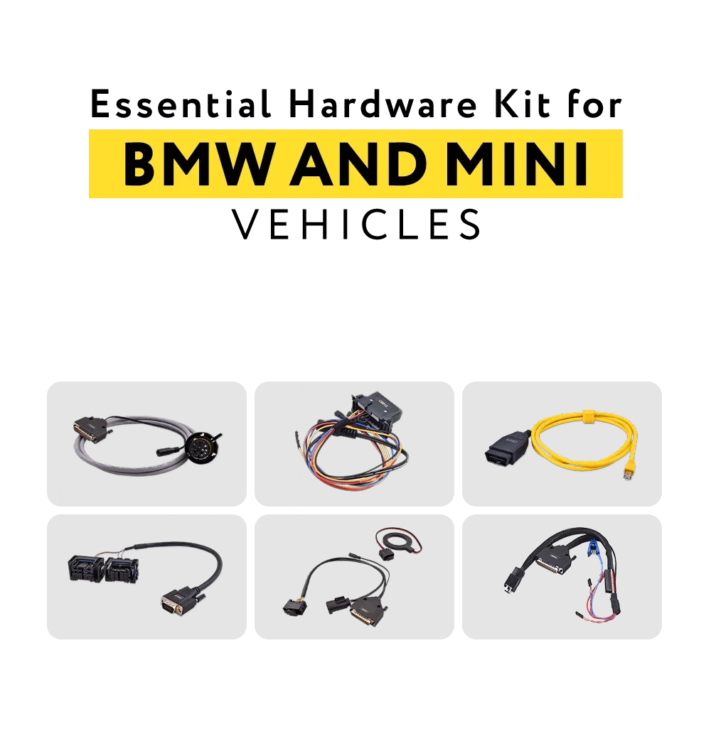 Väsentligt hårdvarukit för BMW och MINI-fordon från ABRITES