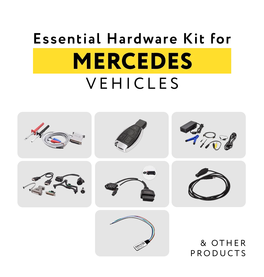 Väsentligt hårdvarukit för Mercedes-Benz personbilar av ABRITES
