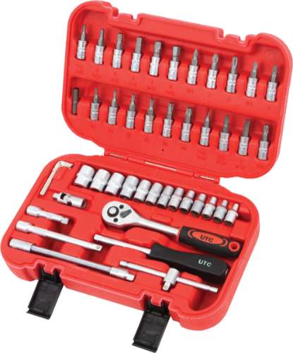 WELZH WERKZEUG 46 delar Hylssats 1/4"