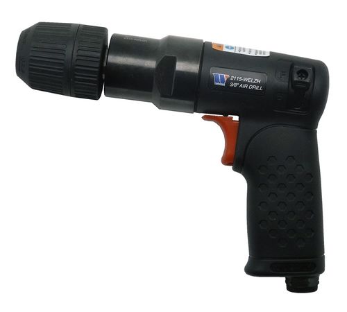 WELZH WERKZEUG 3/8" Vändbar kompositluftborr + nyckellös Chuck