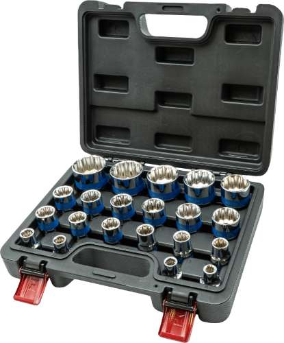 WELZH WERKZEUG 1/2" 12-Kant Hylssats 8-36mm