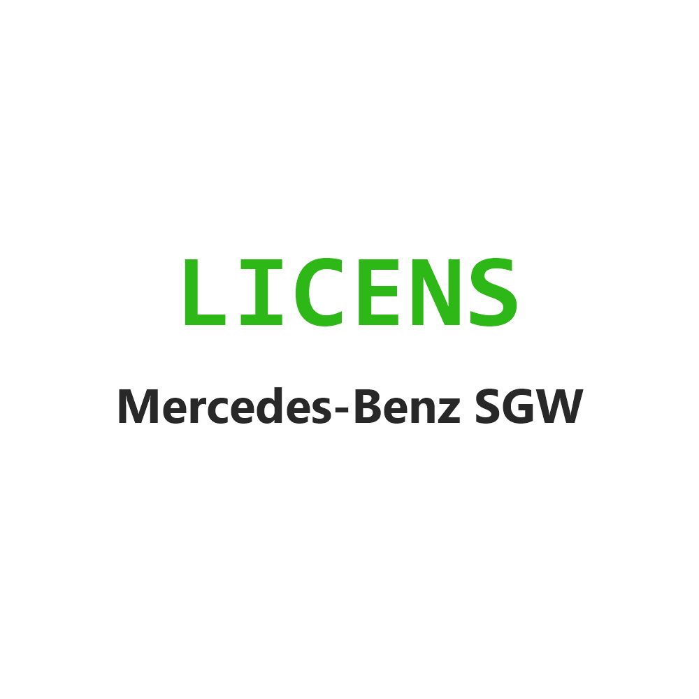 THINKCAR Mercedes-Benz SGW Årslicens